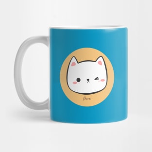Meow Cat Design Mug